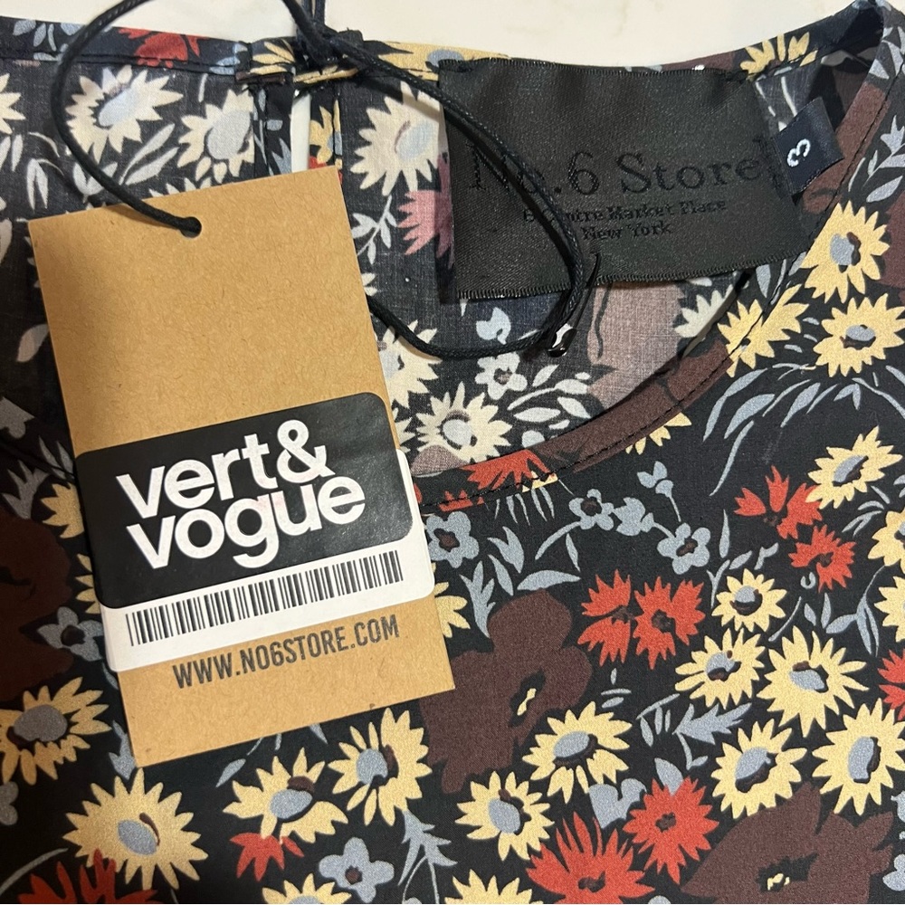 NO. 6 STORE Floral Dress Size 3/ Large - Picture 7 of 9